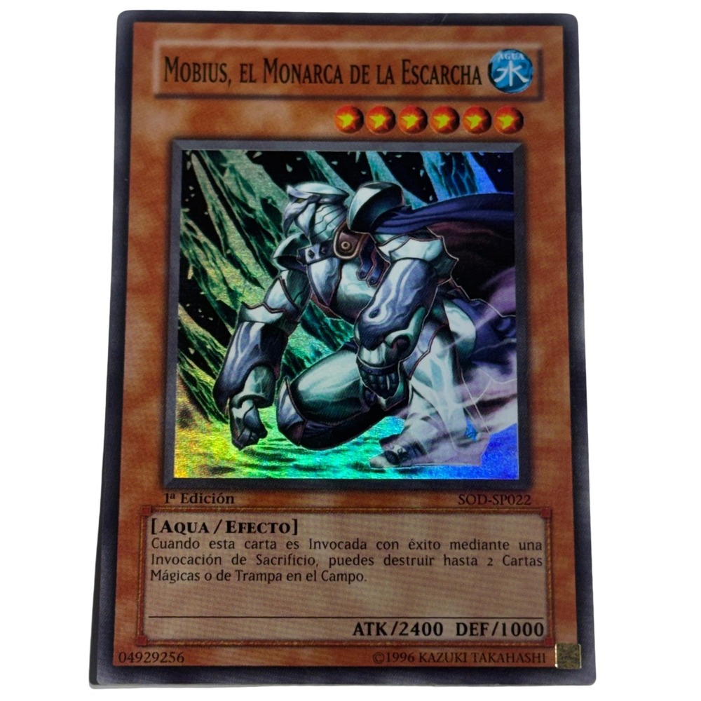 Yu-Gi-Oh Mobius the Frost Monarch 1st Edition SOD-SP022 Super Rare Spanish